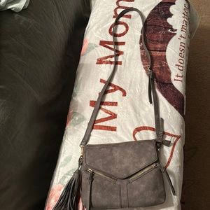 Gray multi wear purse